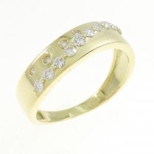 【新品】K18YG ダイヤモンド リング 0.19CT