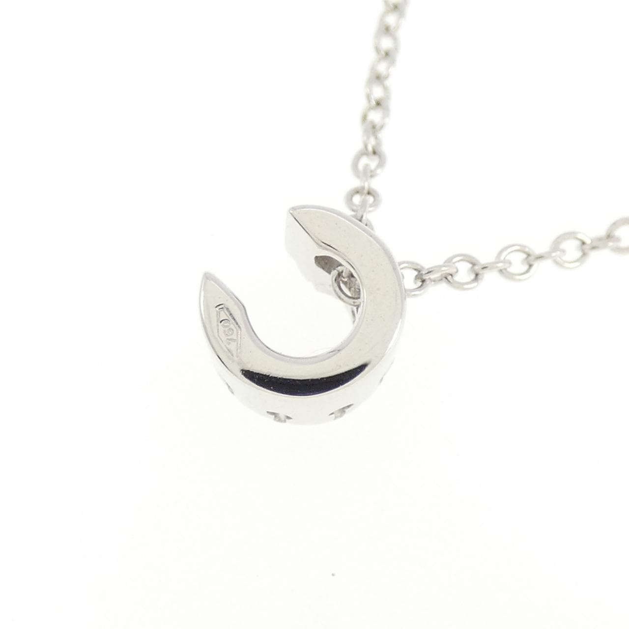 ポンテヴェキオ イニシャル ネックレス 0.04CT