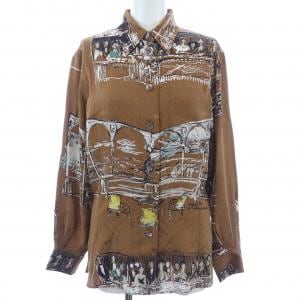 エルメス HERMES sh303. ツイルレーヌ シャツ