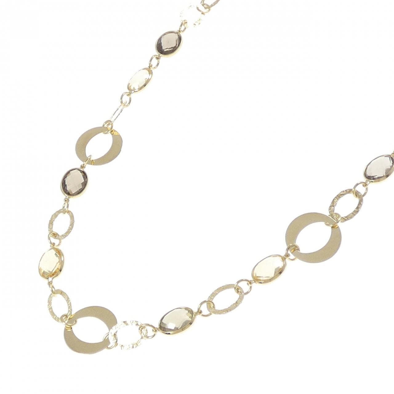 750YG シトリン ネックレス