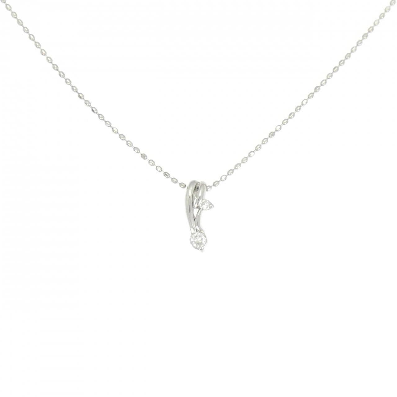 PT900/PT850 ダイヤモンド ネックレス 0.06CT