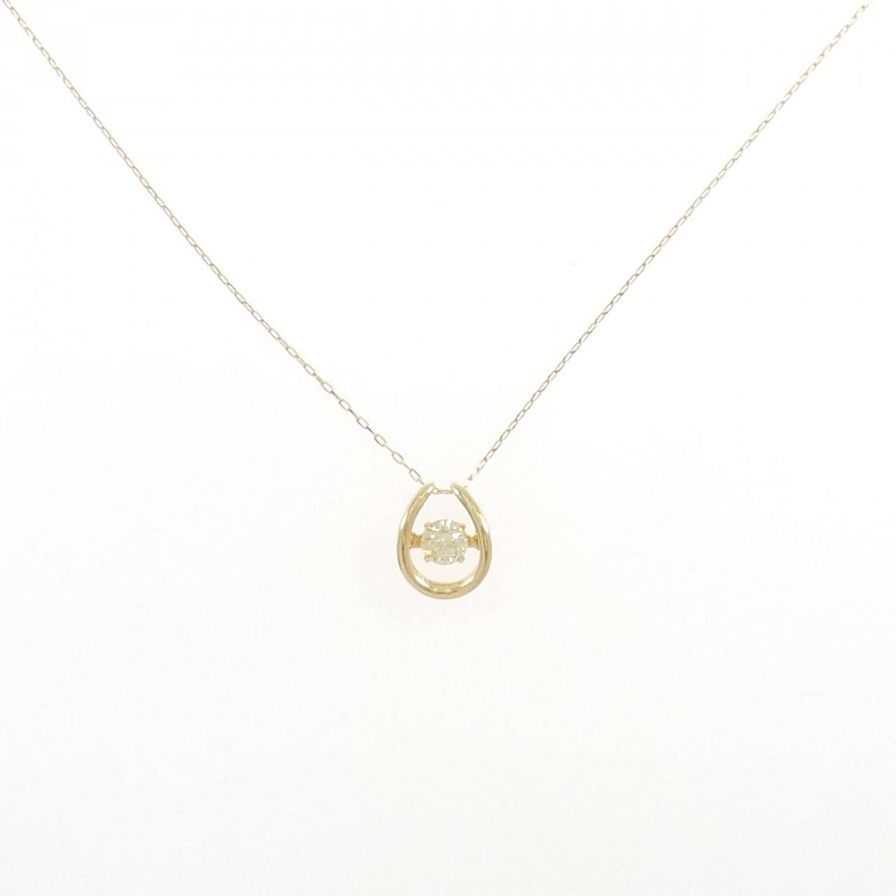 K18YG ダイヤモンド ネックレス 0.20CT