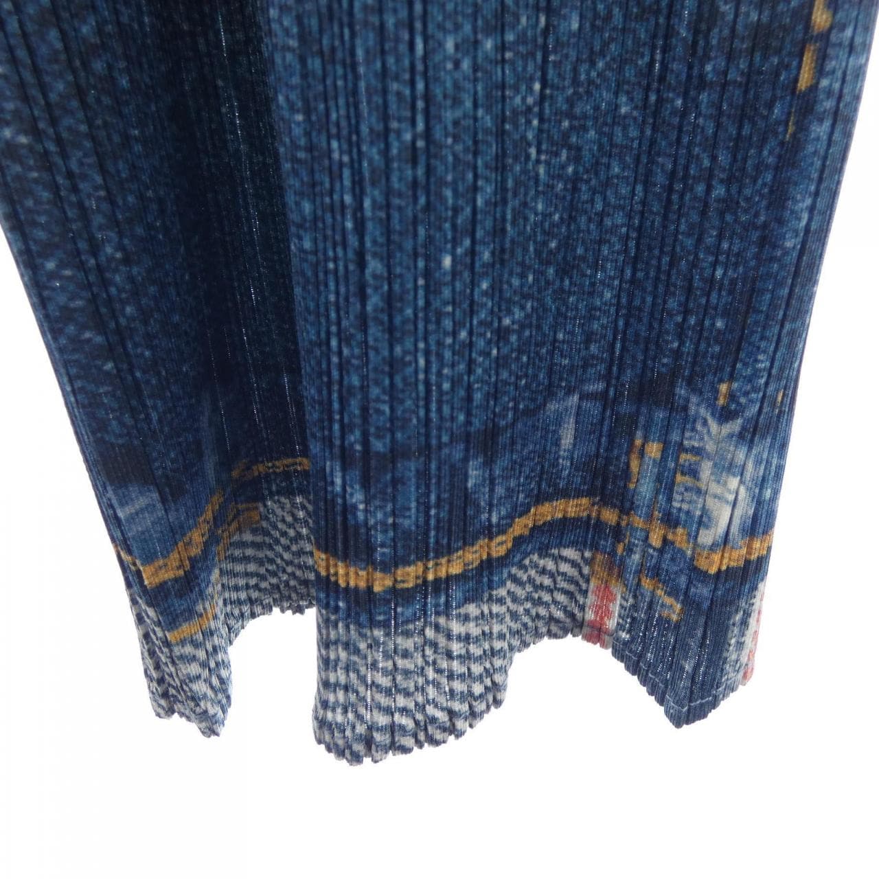 プリーツプリーズ PLEATS PLEASE 2018 デニム転写プリント PP81-JF694 7573022 パンツ