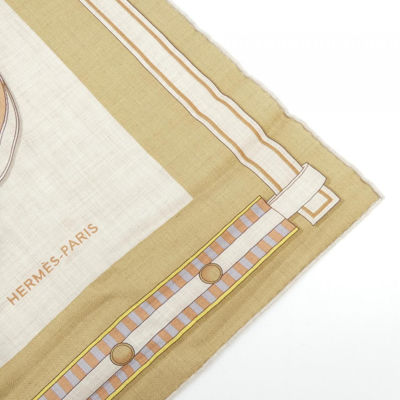 エルメス HERMES LETTRES EQUESTRES H244039S カレジェアン140 ショール