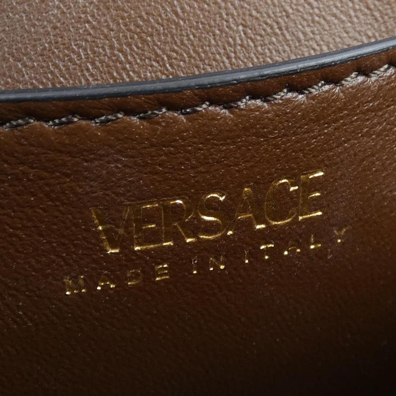 VERSACE 1013439 豹紋 La Medusa 手袋