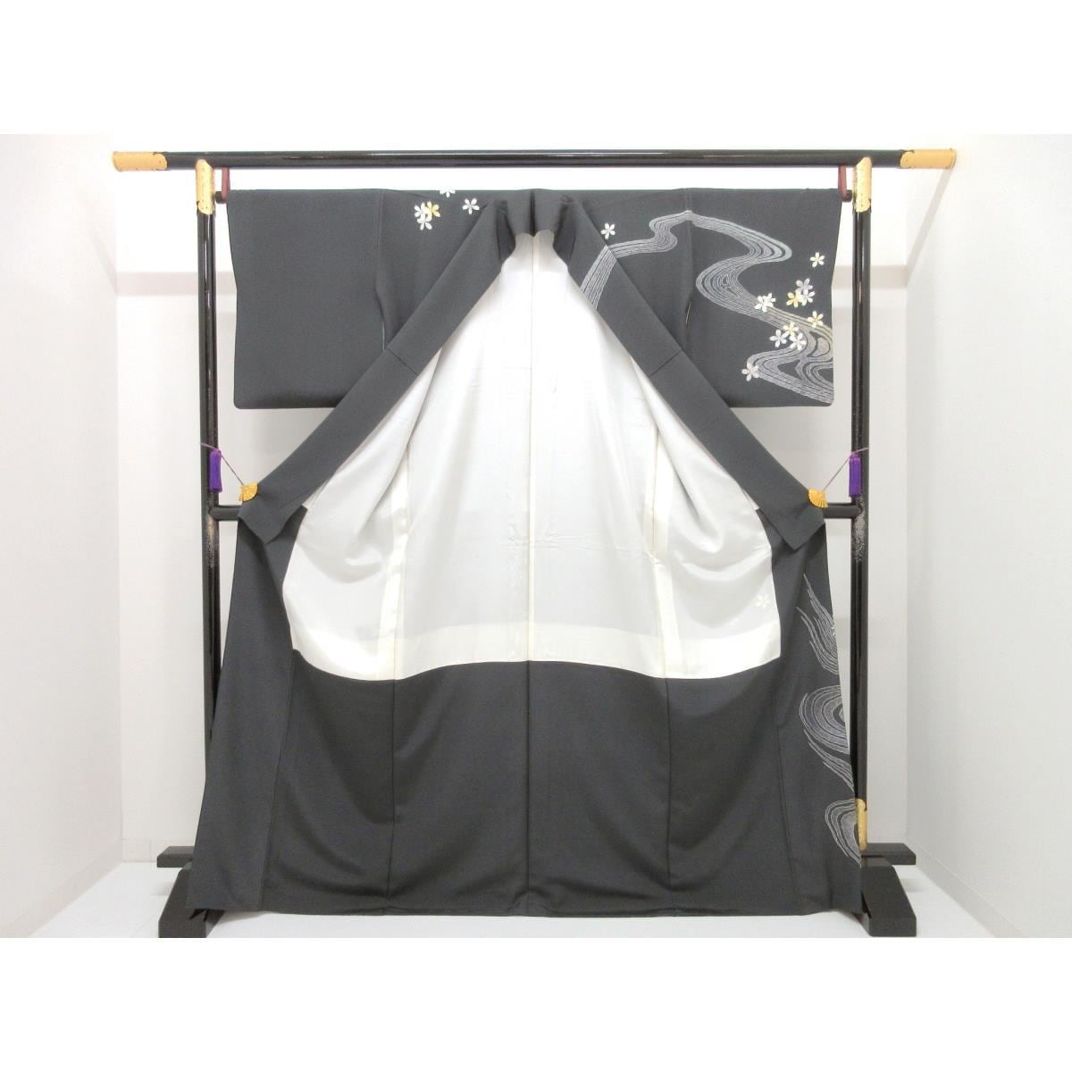 訪問着　鬼島武司　身幅Ｌ寸【本加賀友禅】