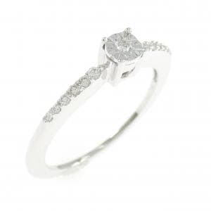 K18WG ダイヤモンド リング 0.10CT
