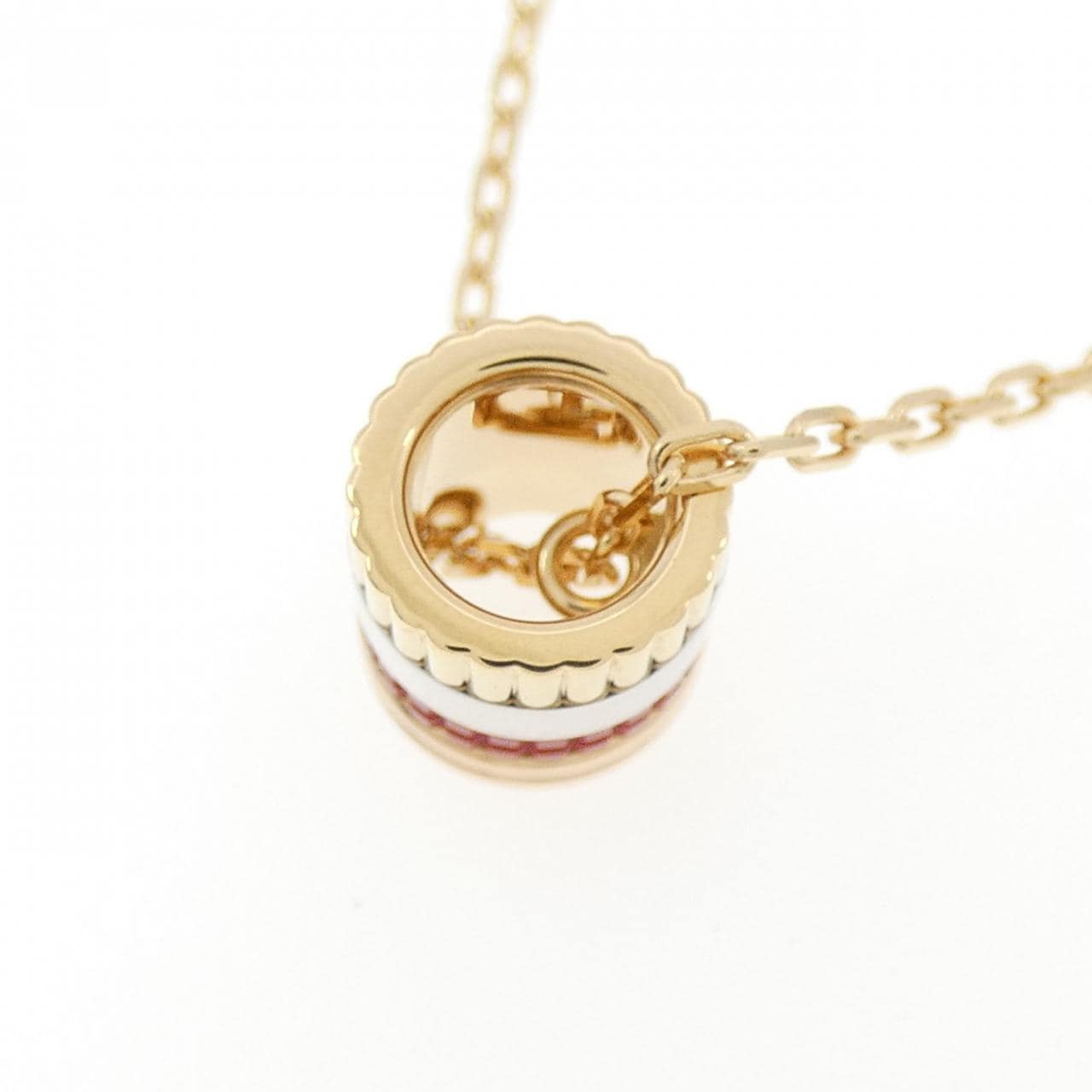 ブシュロン キャトル レッド スモール ネックレス