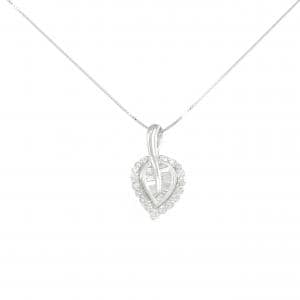 K18WG ダイヤモンド ネックレス 0.70CT