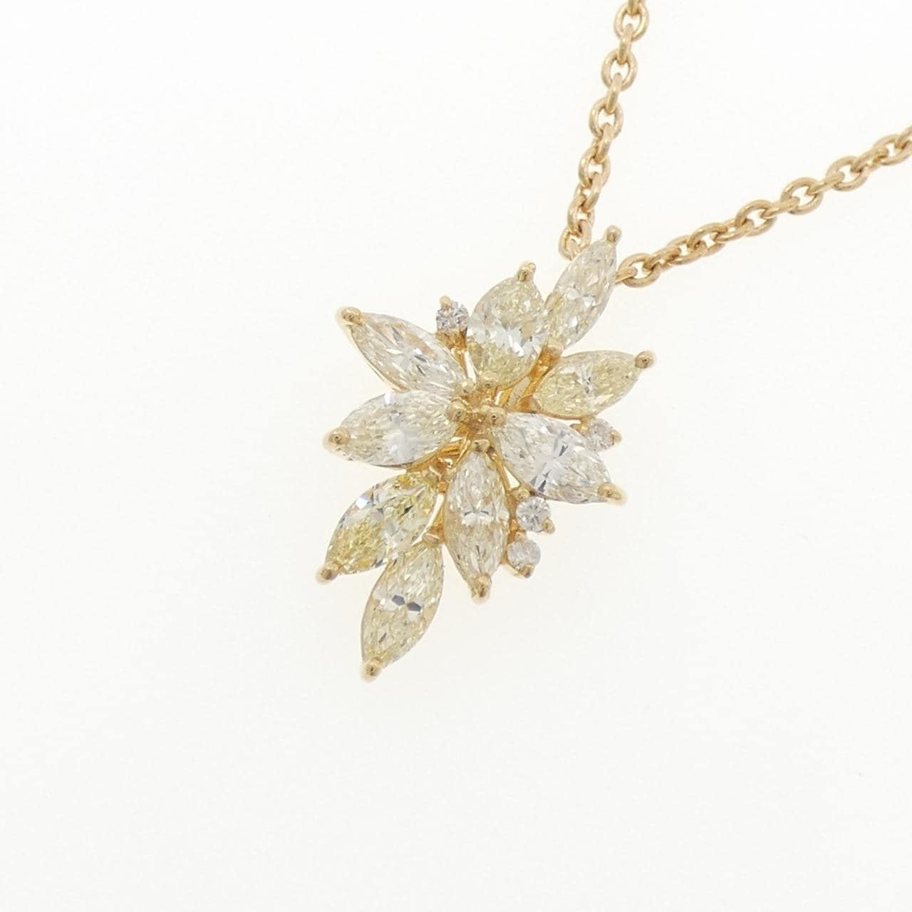 K18YG ダイヤモンド ネックレス 2.177CT