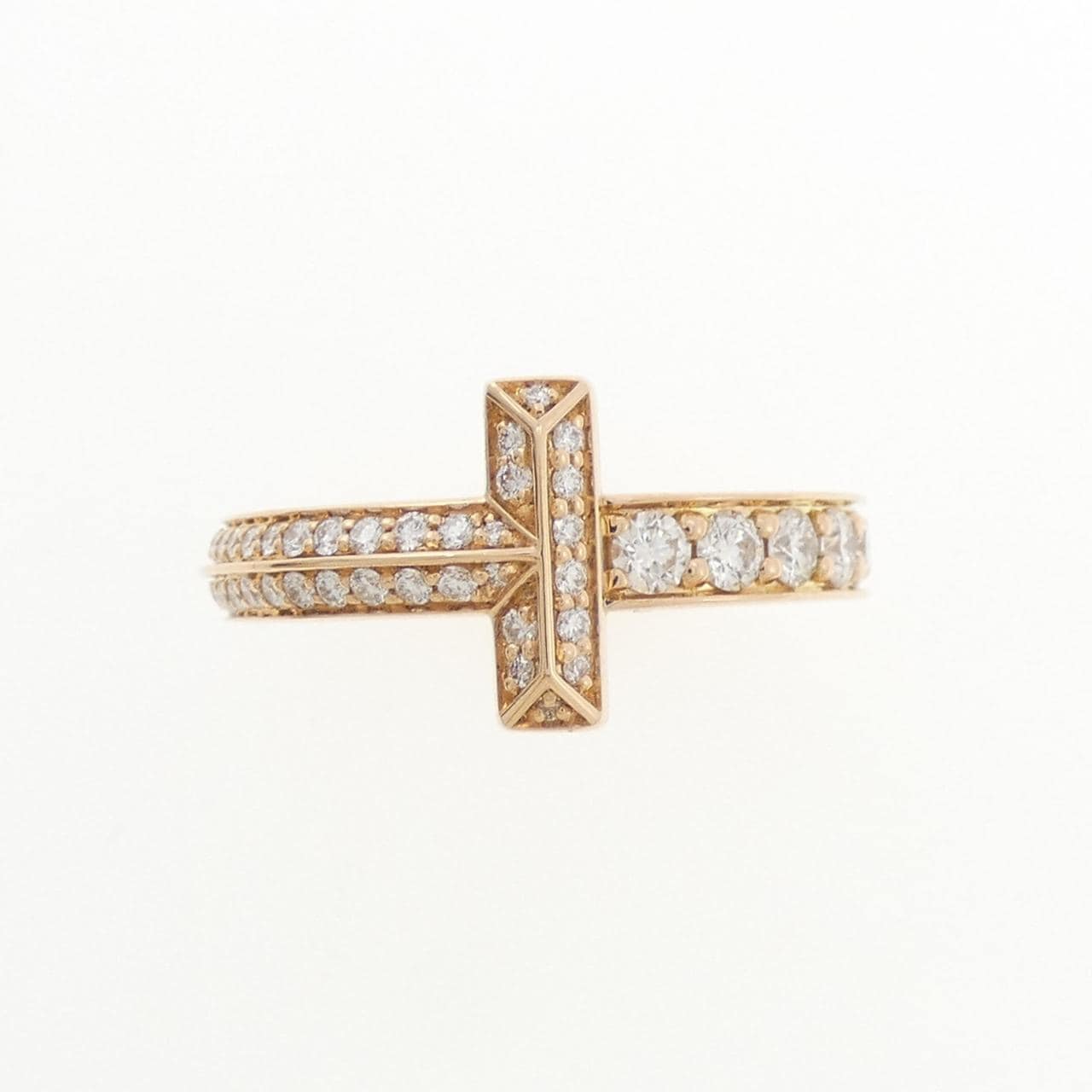 ティファニー Tワン ナロー リング 0.45CT