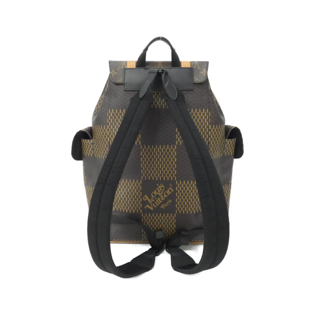 ルイヴィトン ダミエ ジャイアント(LVスクエアード) クリストファー MM N40358 リュックサック