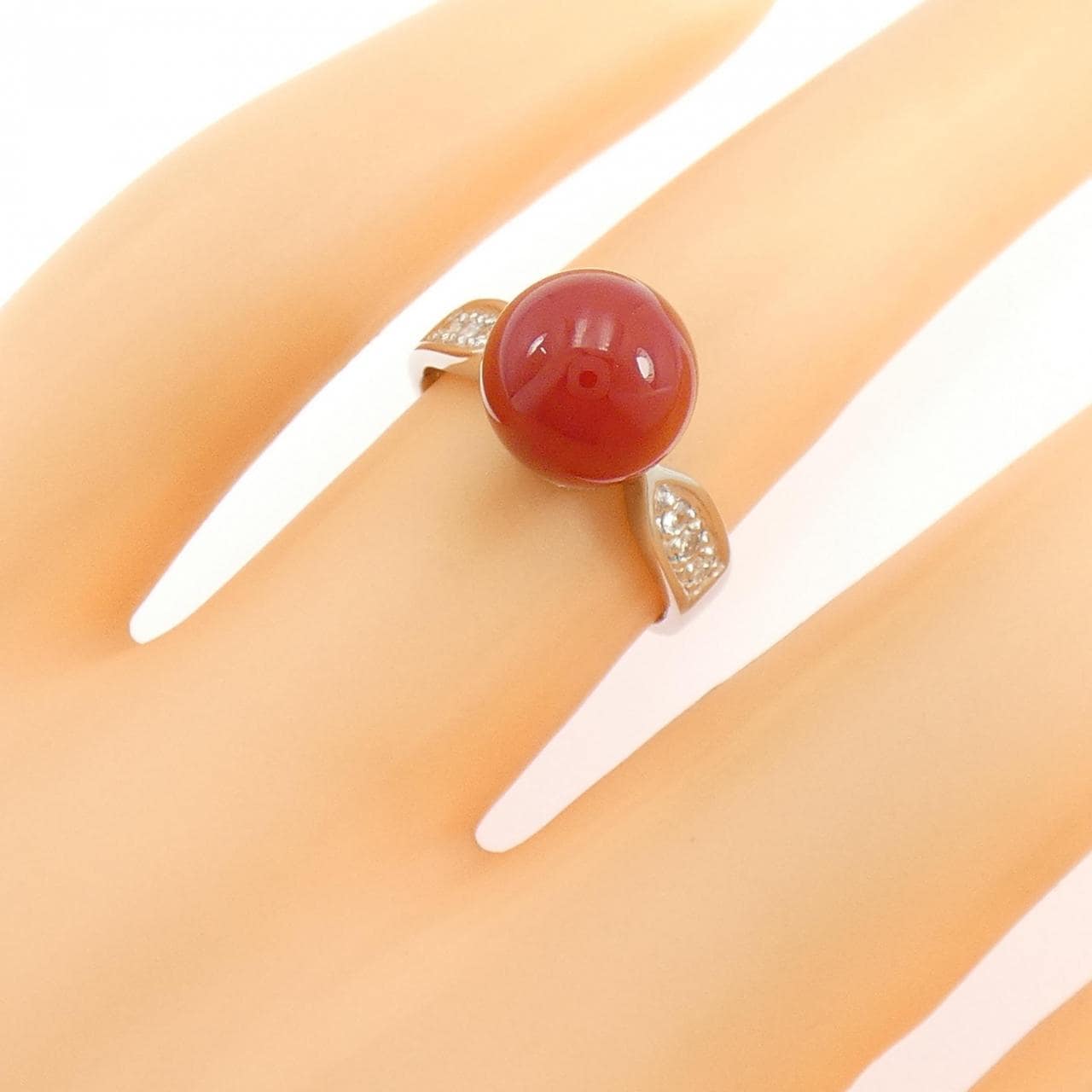 PT900 サンゴ リング 8.8mm