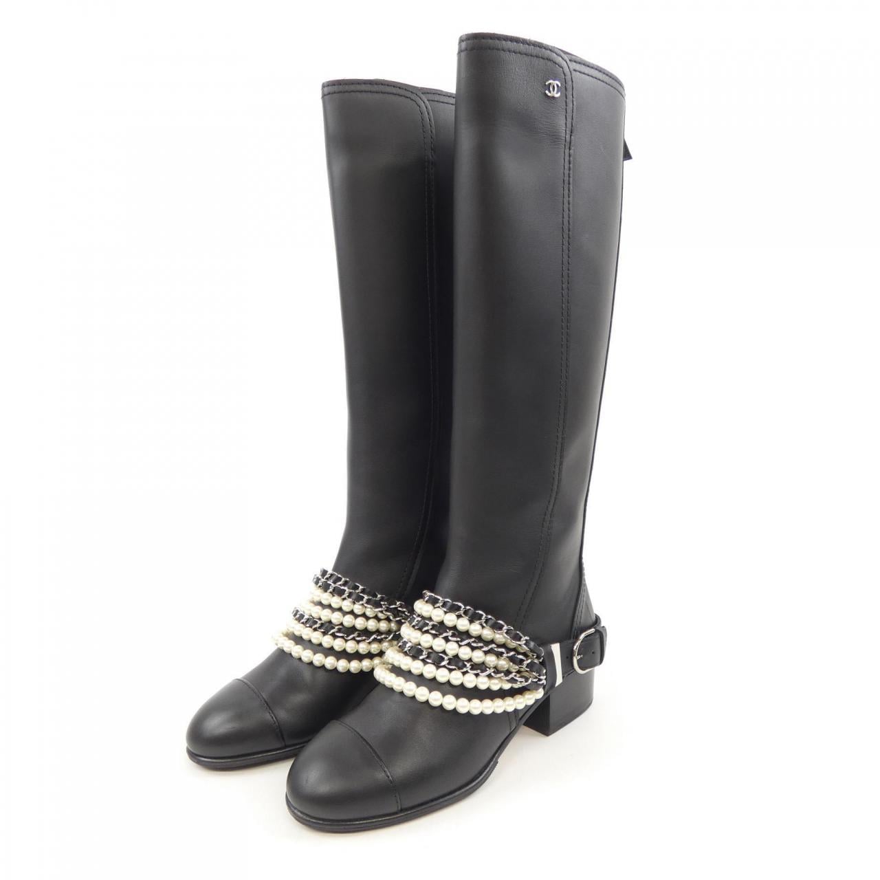 シャネル CHANEL ハイブーツ HIGH BOOTS G33933X52899 ブーツ
