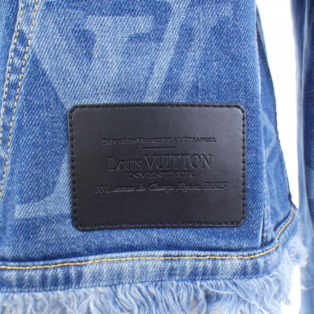 ルイヴィトン LOUIS VUITTON ジャイアントモノグラム カラーレス FKJA06ZPY デニムジャケット