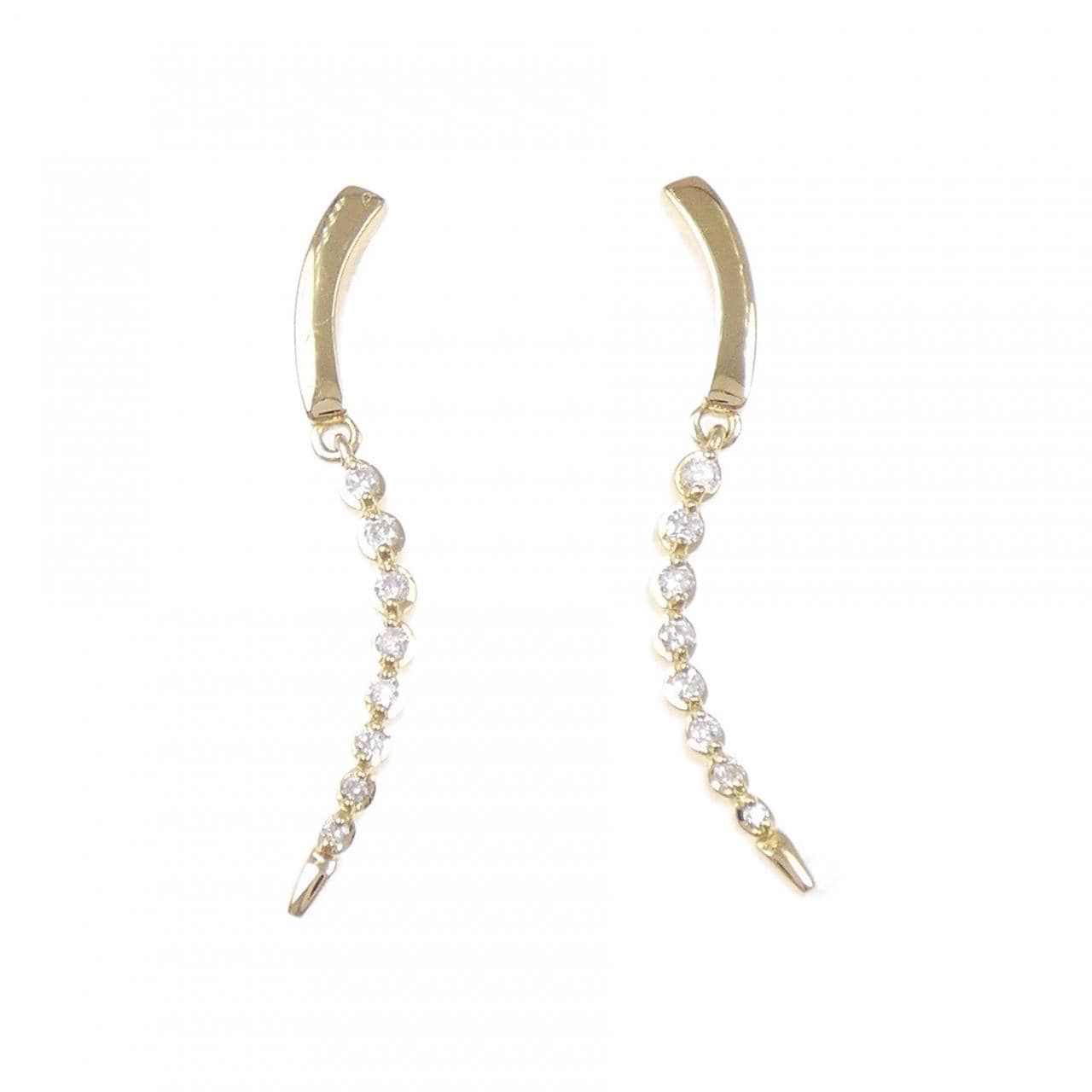 4゜C ダイヤモンド ピアス