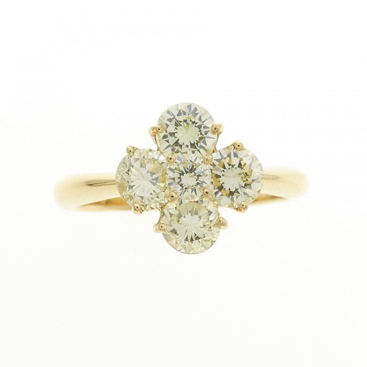 K18YG ダイヤモンド リング 1.18CT