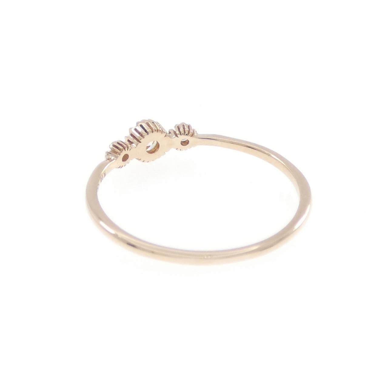 K18PG ダイヤモンド リング 0.10CT