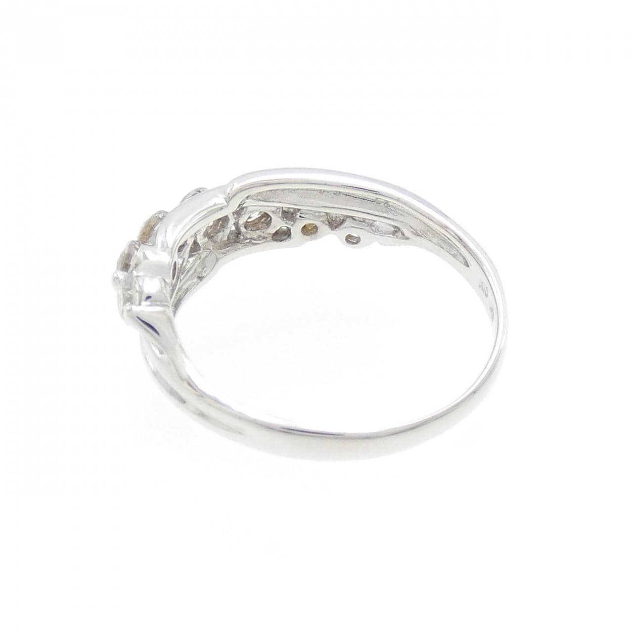 K18WG ダイヤモンド リング 0.55CT