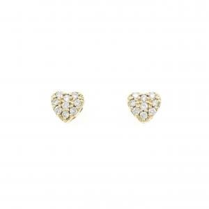 ポンテヴェキオ ハート ダイヤモンド ピアス 0.250CT