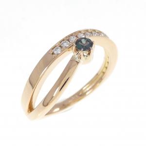 K18PG アレキサンドライト リング 0.09CT