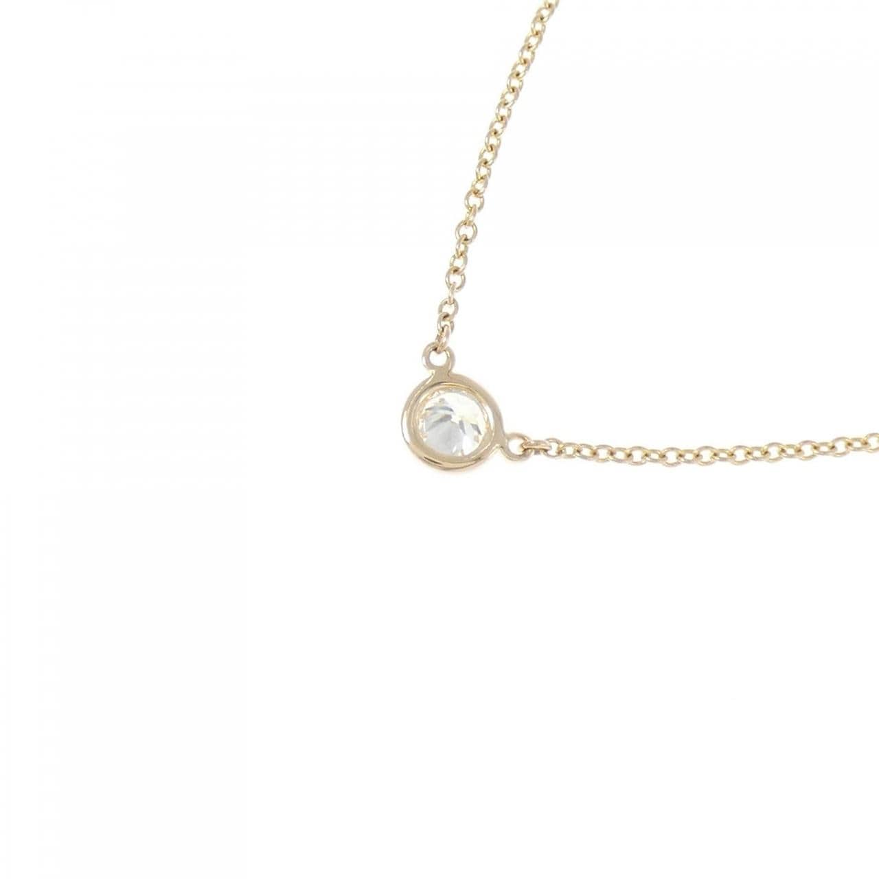 ティファニー バイザヤード ネックレス 0.22CT I VVS2 3EXT
