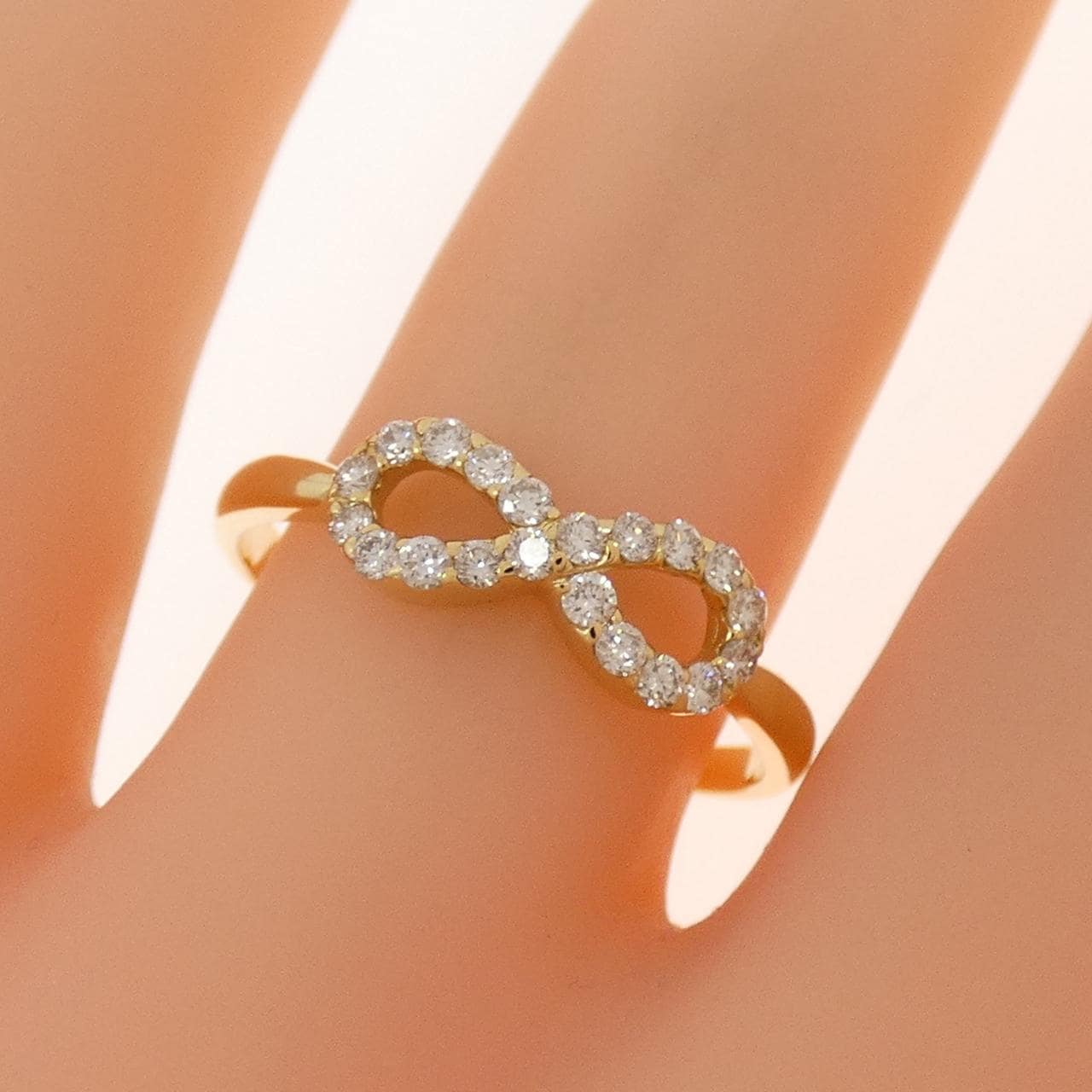 【新品】K18YG ダイヤモンド リング 0.20CT