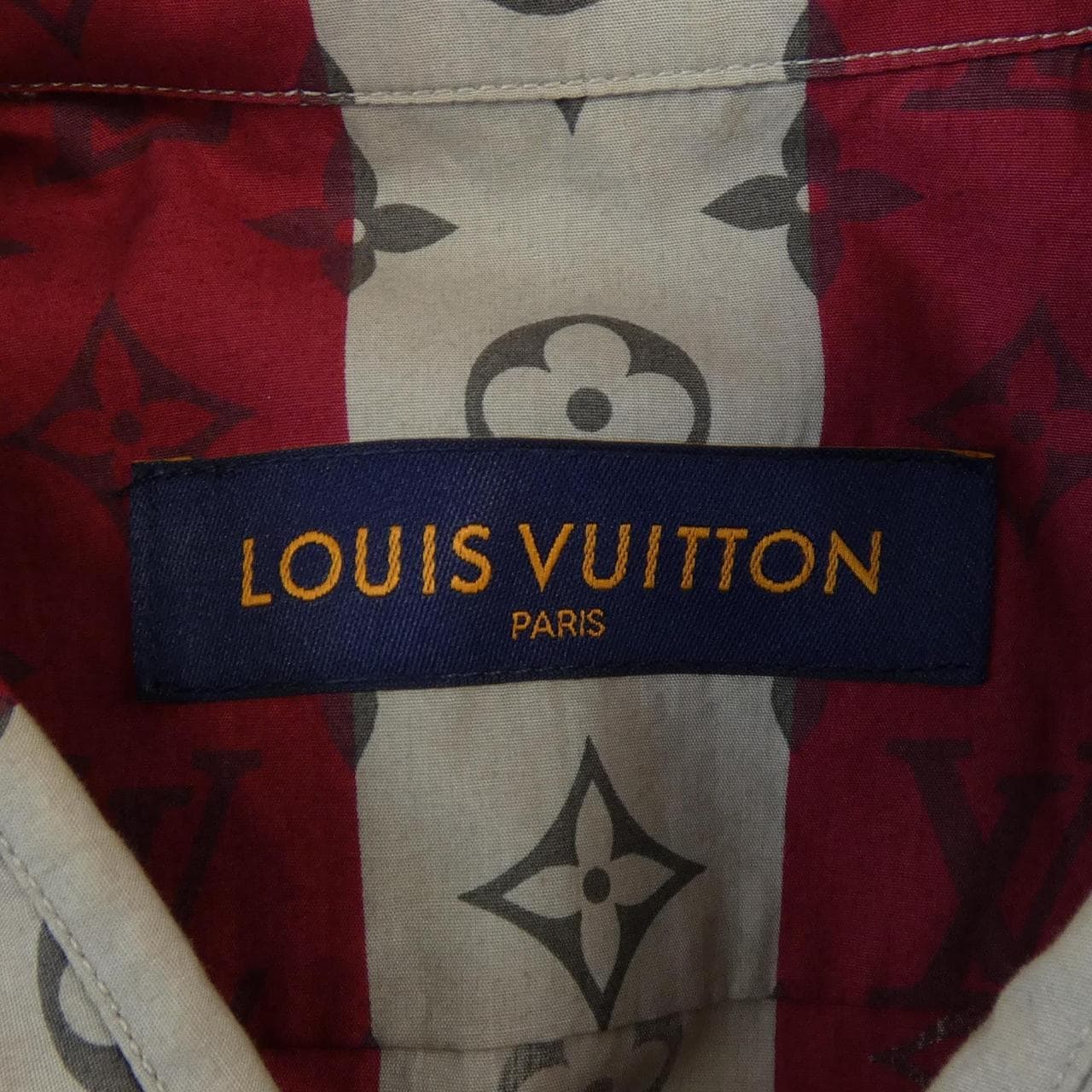 ルイヴィトン LOUIS VUITTON モノグラムトランクストライプショートスリーブ NIGO 日本限定 HMS05WJB8 S/Sシャツ