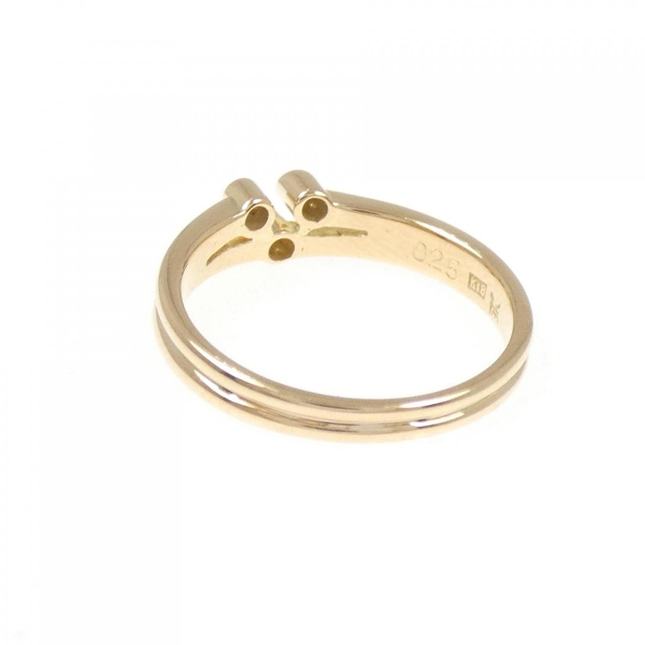 K18YG ダイヤモンド リング 0.025CT