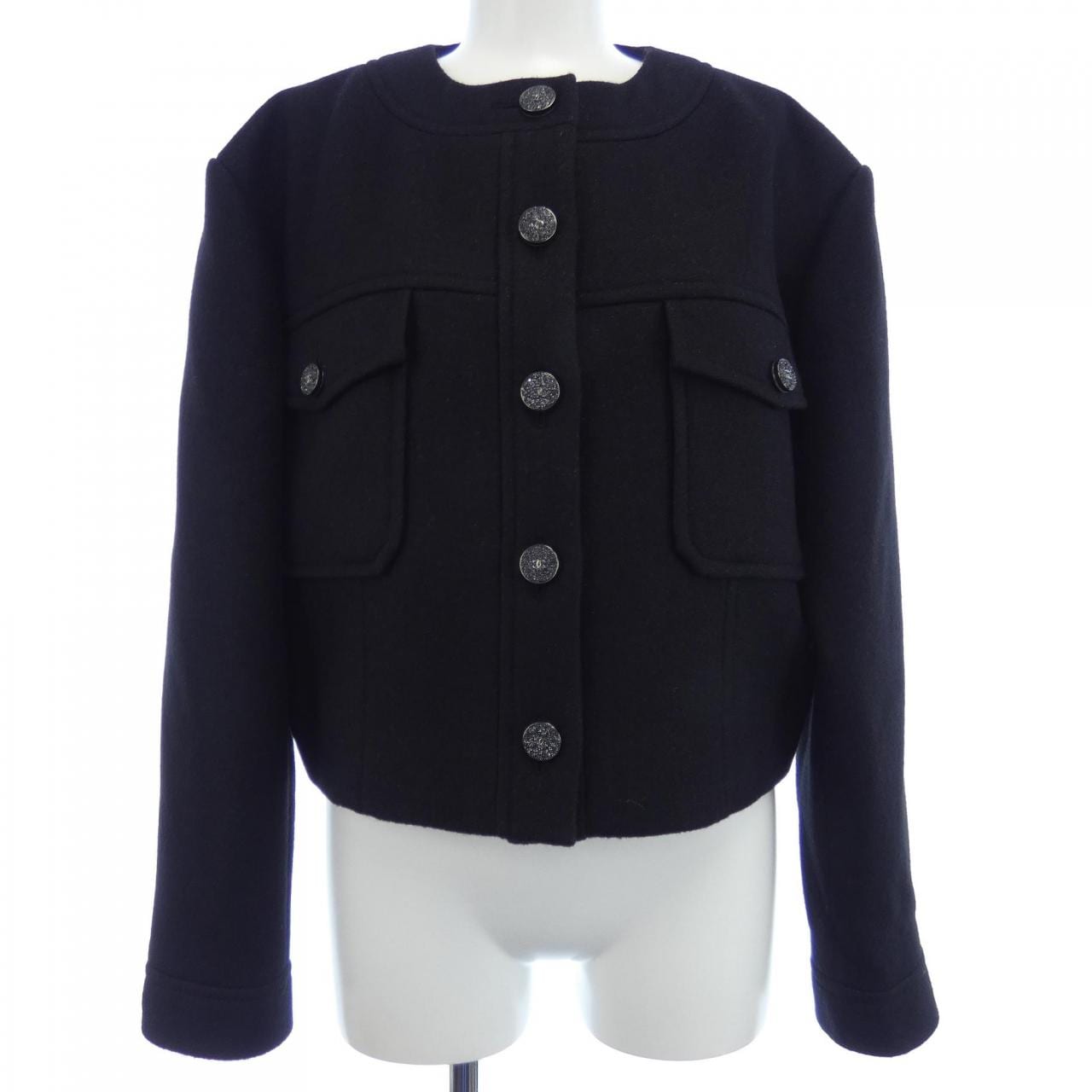 シャネル CHANEL ノーカラージャケット