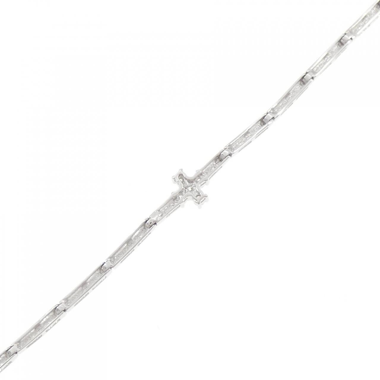 K18WG ダイヤモンド ブレスレット 0.10CT