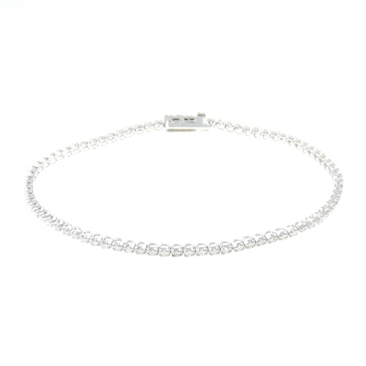 K18WG Diamond bracelet 1.05CT