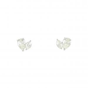 【新品】PT900 ダイヤモンド ピアス 0.52CT