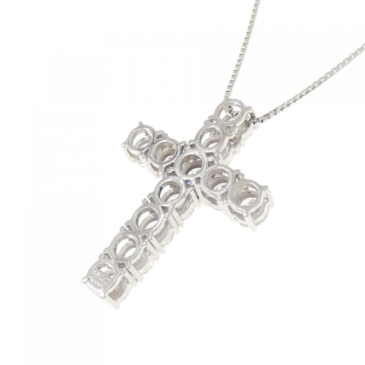 PT900/PT850 クロス ダイヤモンド ネックレス 2.27CT