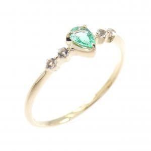 K10YG エメラルド リング