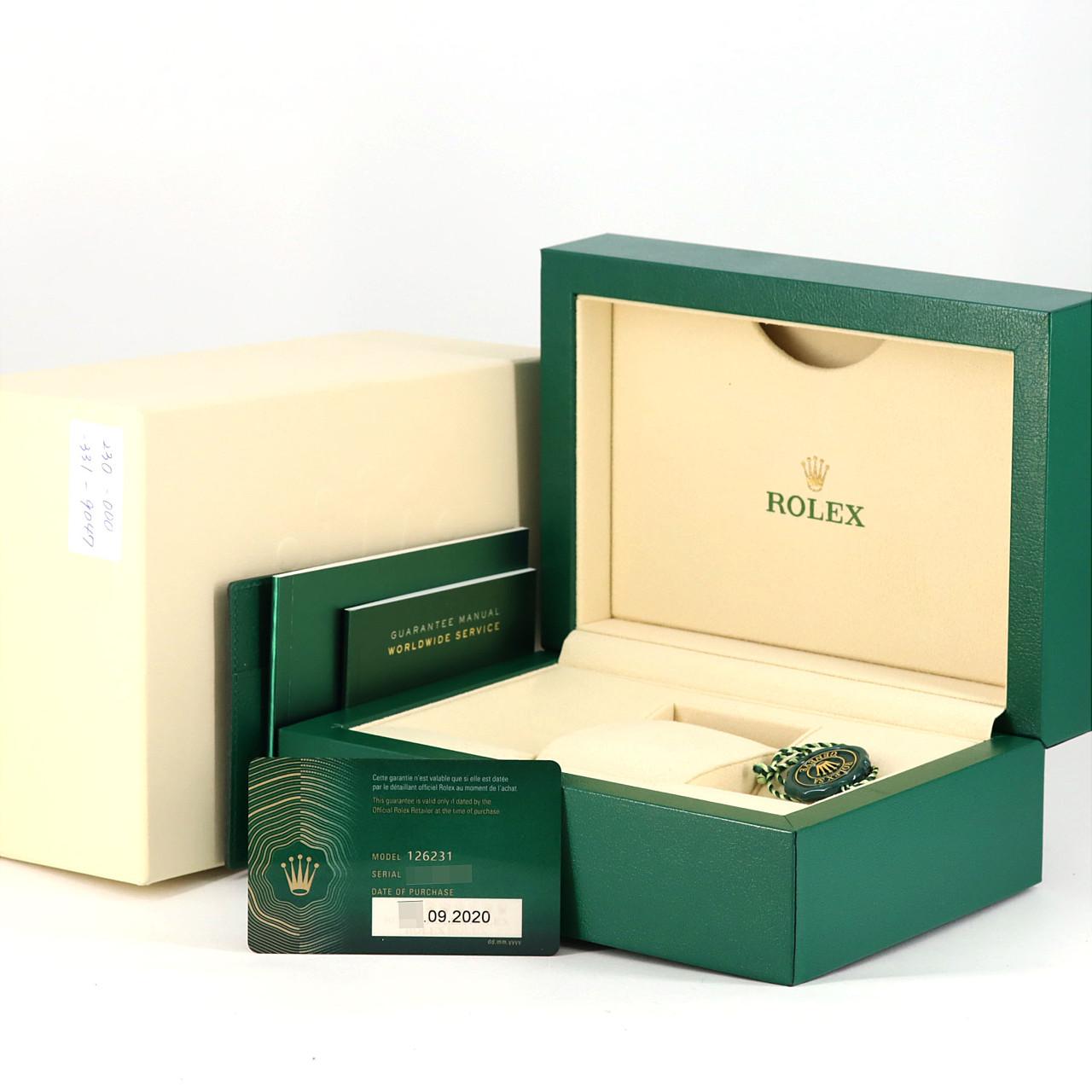 ロレックス デイトジャスト 126231 SSxPG 自動巻 ランダム番