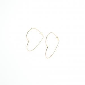 K18YG ハート ピアス