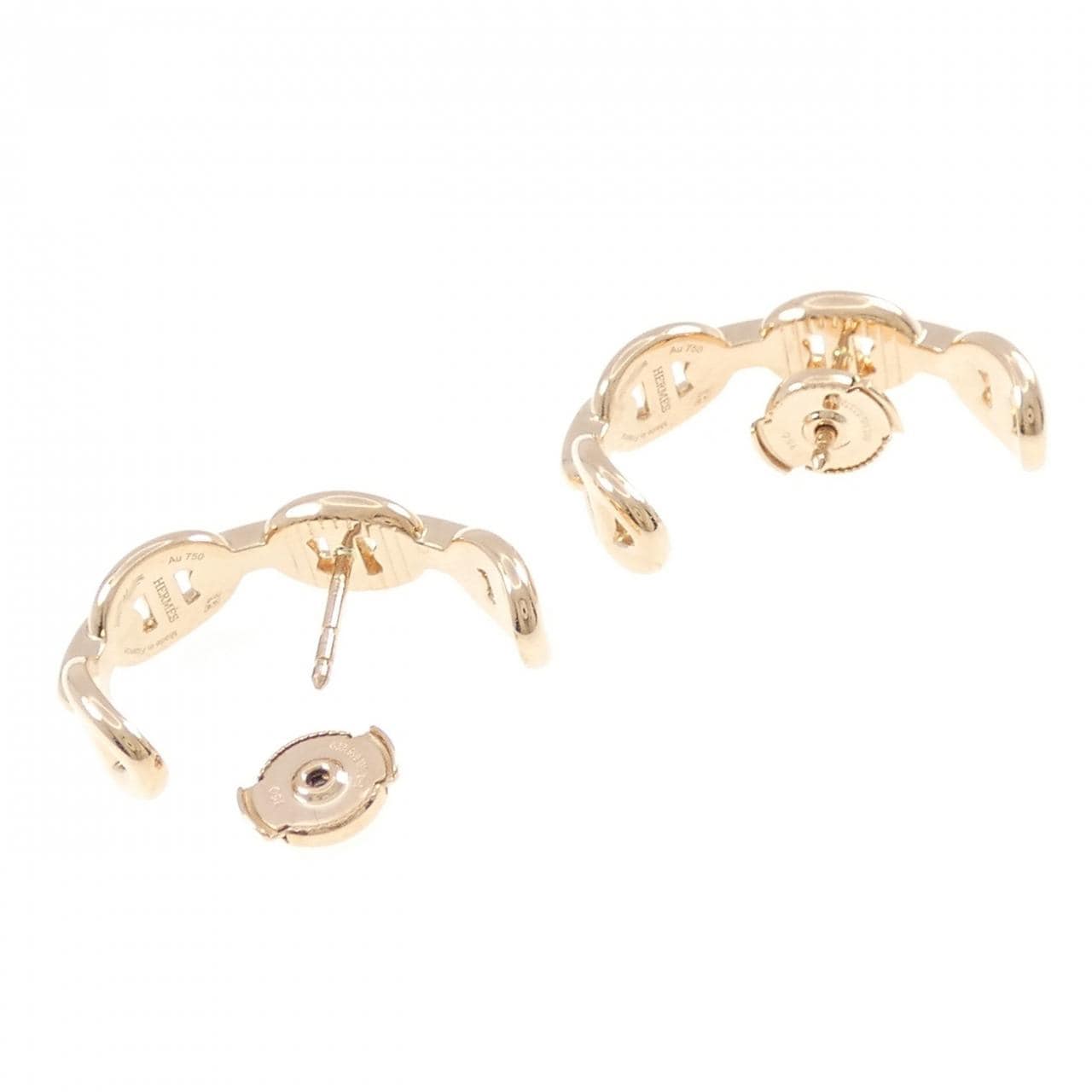 エルメス シェーヌダンクル アンシェネ ピアス