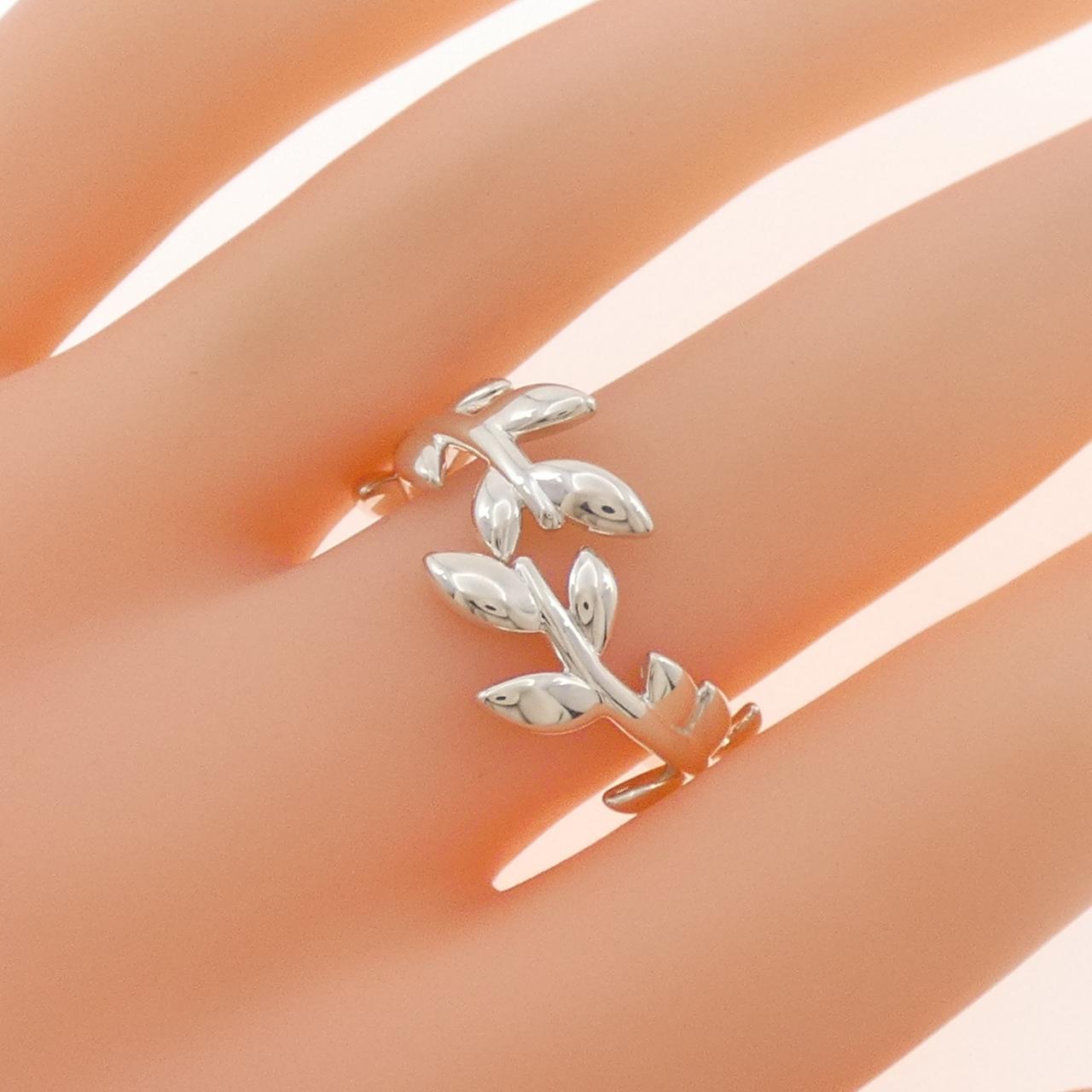 ティファニー オリーブリーフ バイパス リング