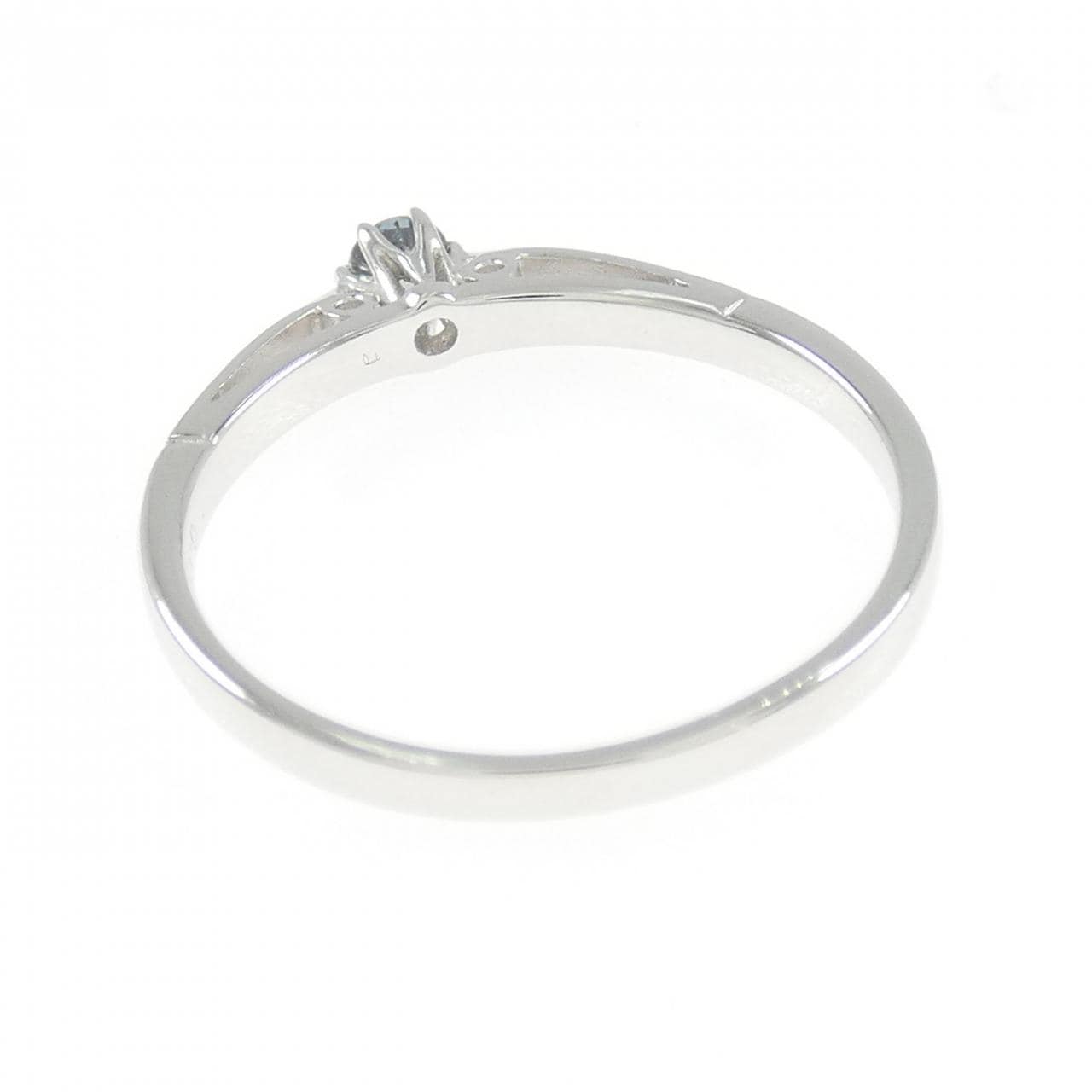 K18WG アレキサンドライト リング 0.13CT