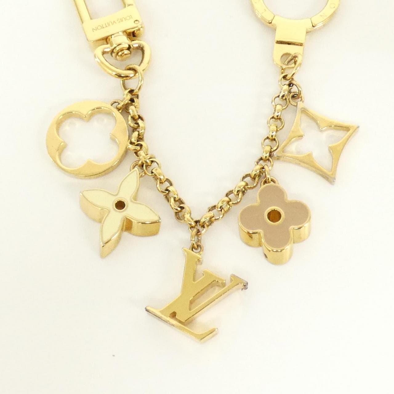 ルイヴィトン バッグチャーム チェーン フルール ドゥ モノグラム M65111 バッグチャーム