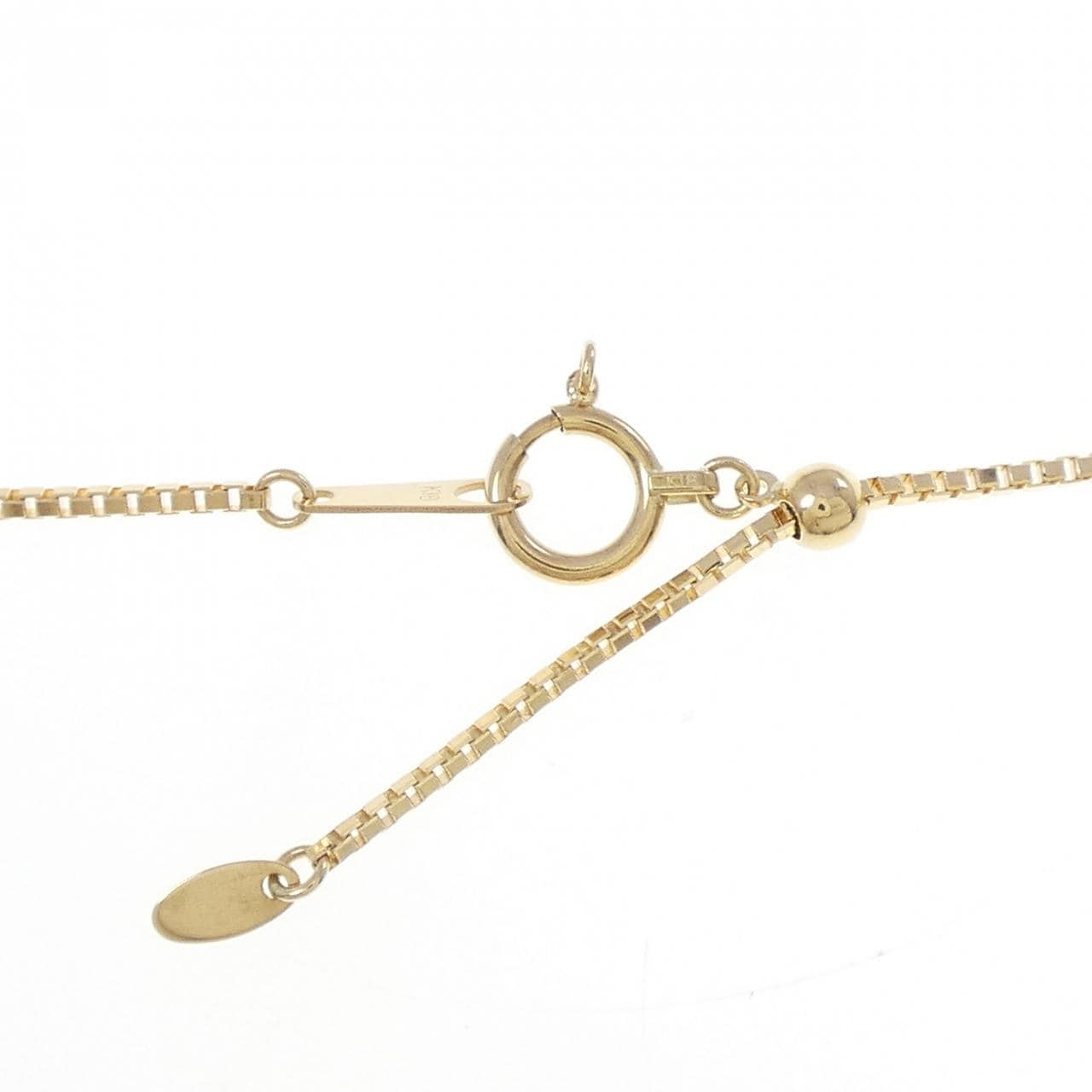 K18YG ブルートパーズ ネックレス