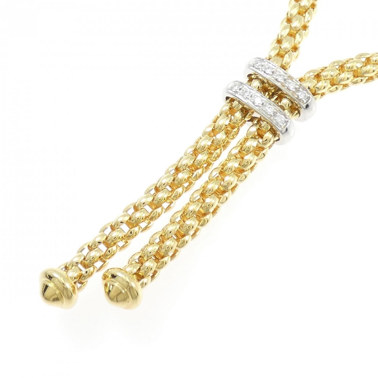 【新品】フォッペ マオリ ネックレス 0.09CT
