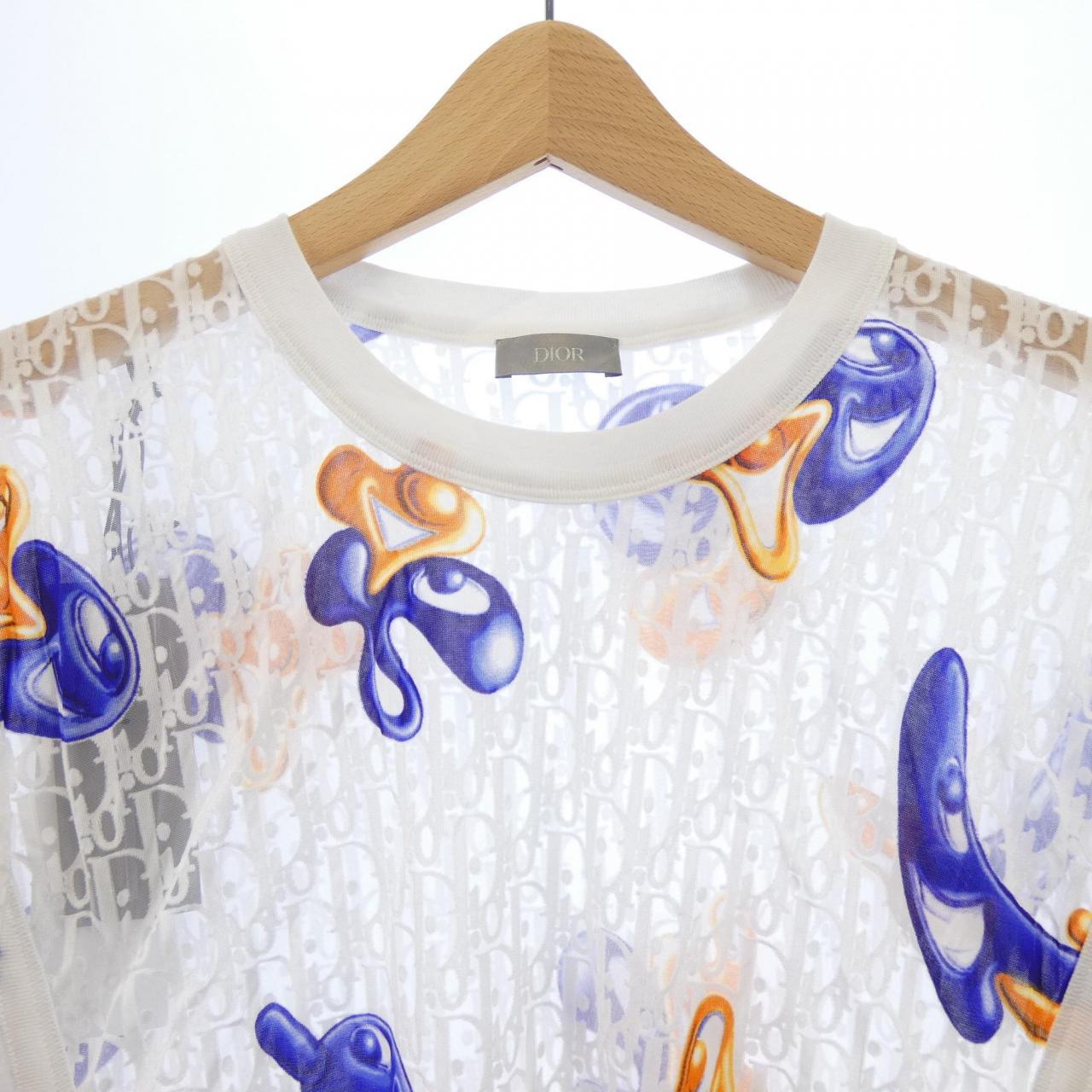 ディオール DIOR ケニーシャーフ KENNY SCHARF オブリーク OBLIQUE 193J653A0702 Tシャツ