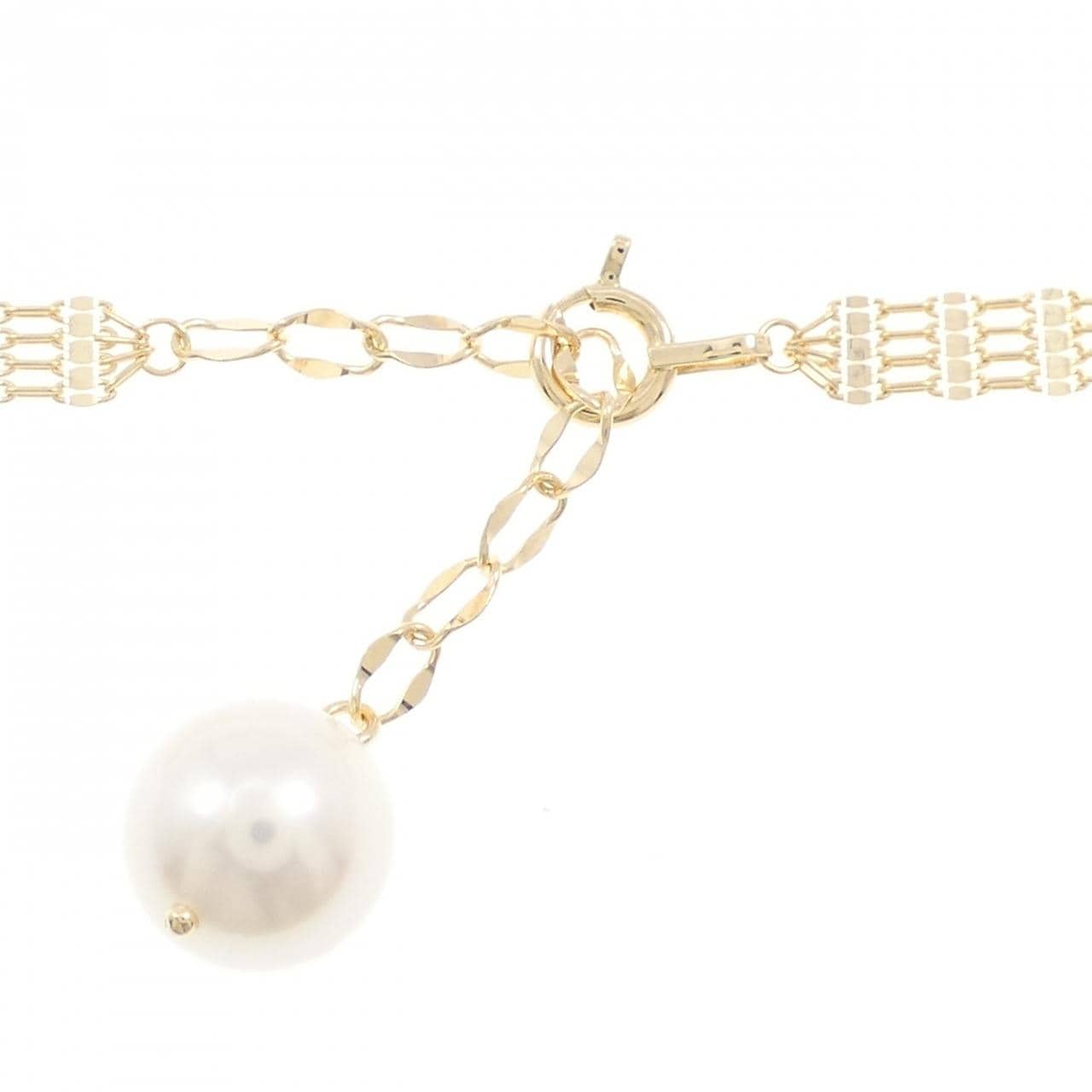 18K黃金Akoya珍珠手鍊，8.2毫米