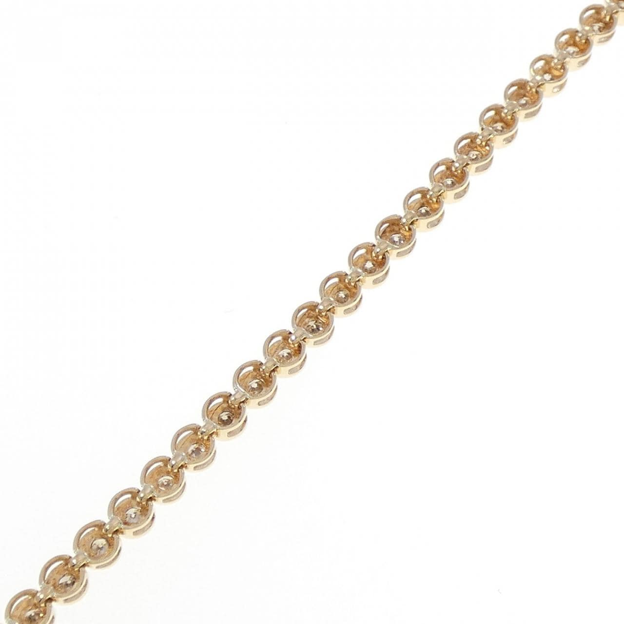 K18YG ダイヤモンド ブレスレット 1.00CT