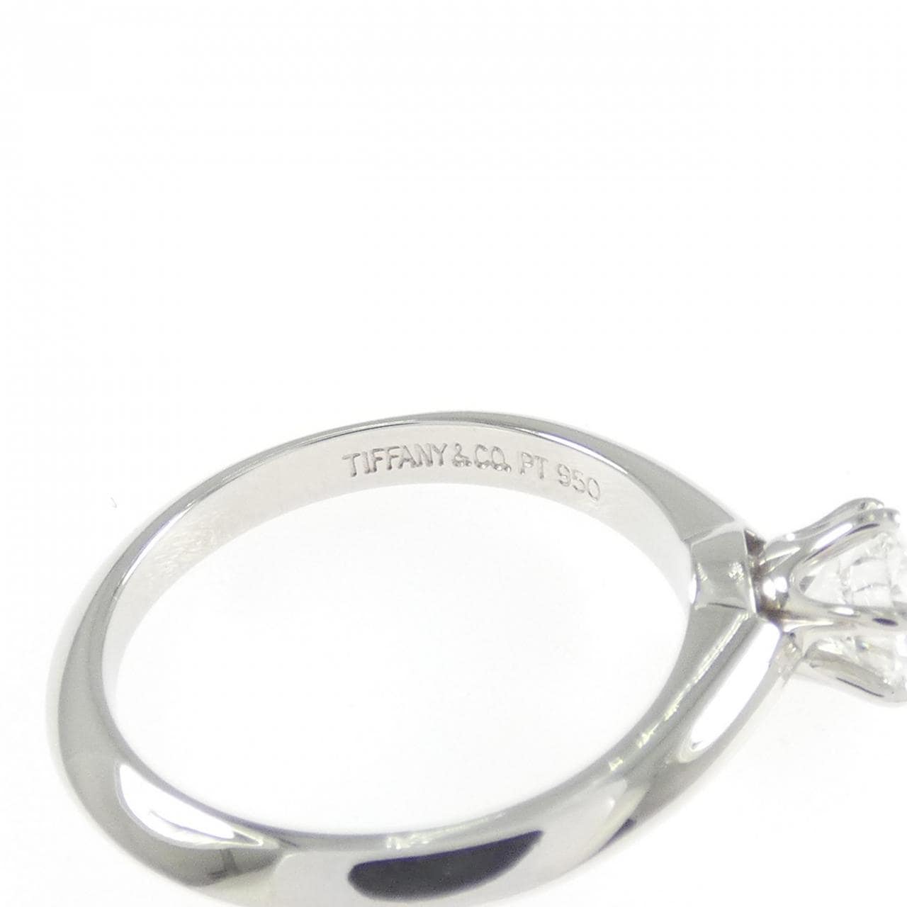 ティファニー クラシックソリティア リング 0.41CT F VVS1