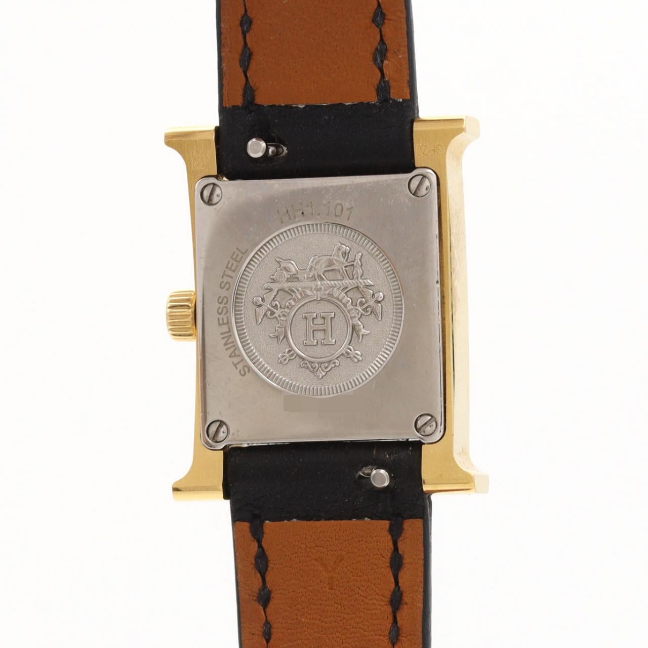 【ノーメンテナンス還元価格】エルメス Hウォッチ GP HH1.101 GP クォーツ
