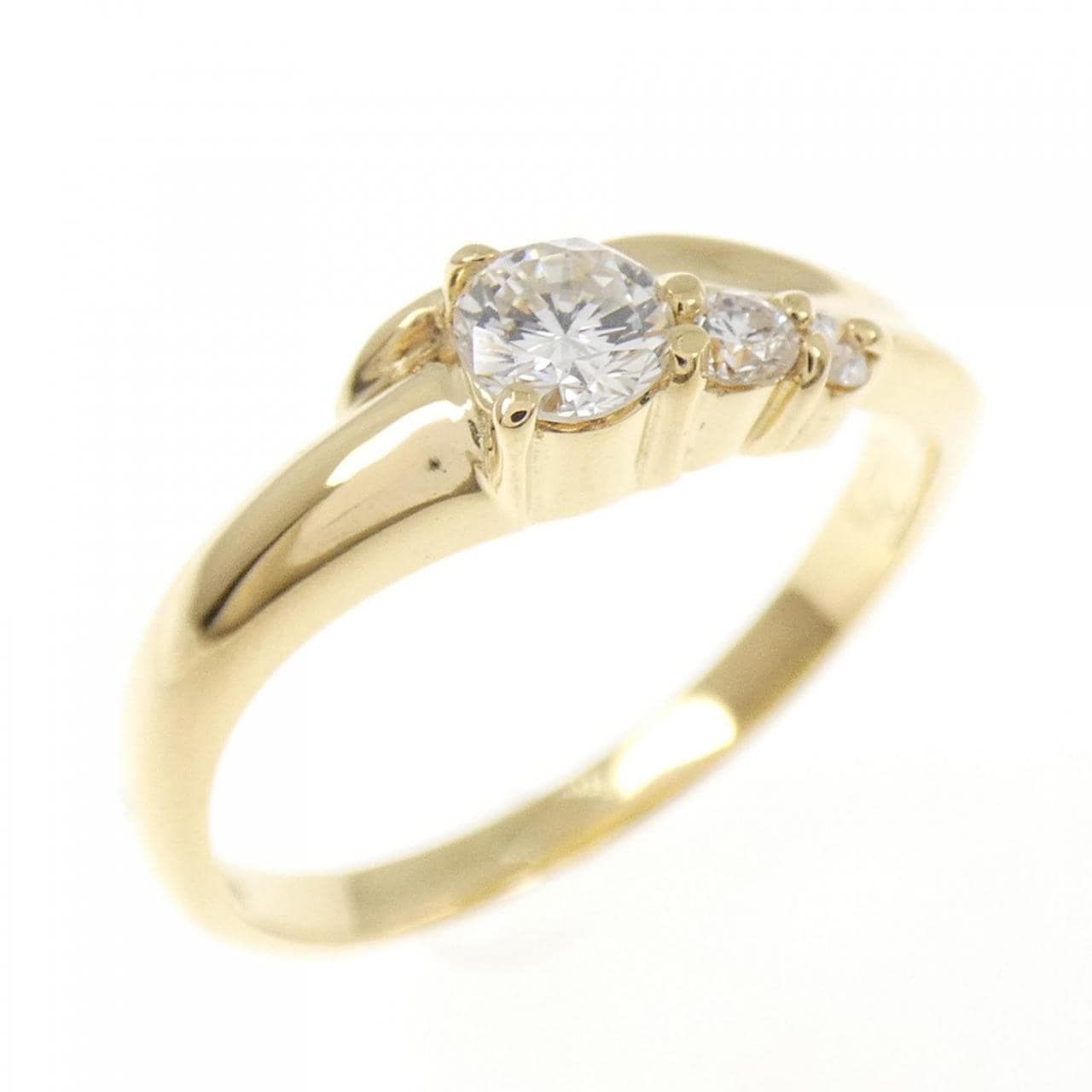 K18YG ダイヤモンド リング 0.20CT