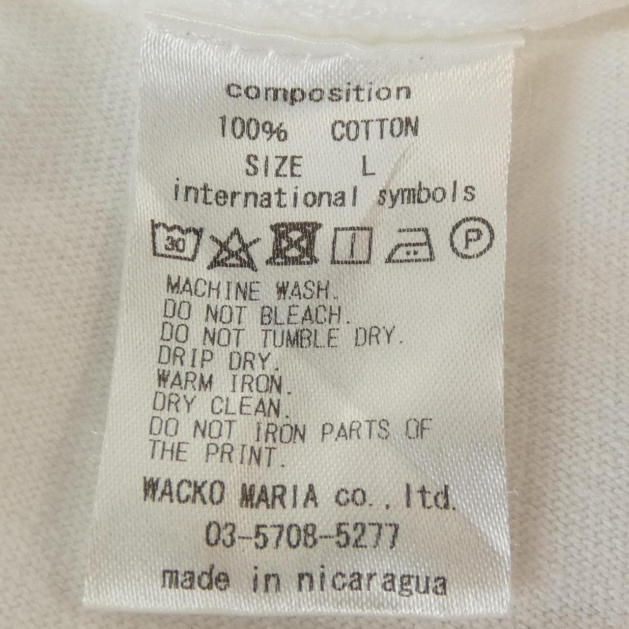 ワコマリア WACKO MARIA Tシャツ